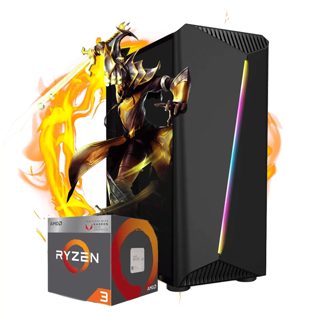 PC Gamer Firemancer – Ryzen 3 2200G – Vega 8 Graphics