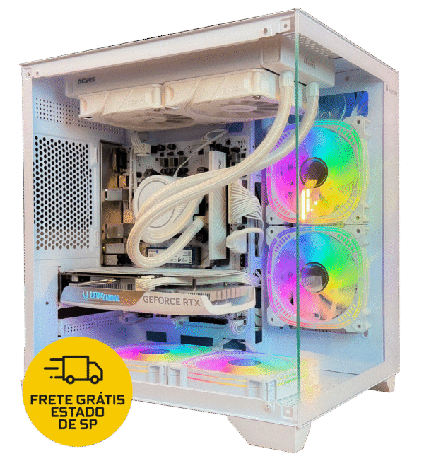 PC GAMER WHITE 14400F + RTX 4060 EXCLUSIVO