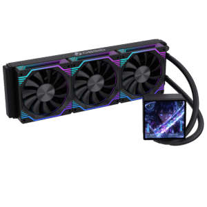 Water Cooler Obsid Lcd 360mm Tela Magnético Intel Amd Preto