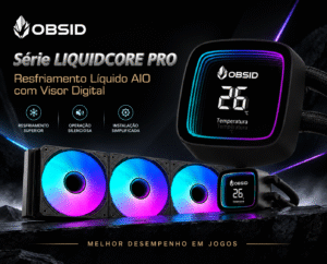 WATER COOLER OBSID PRO 360 C/ DISPLAY LCD